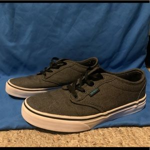 Charcoal Gray Boys Vans Sneakers